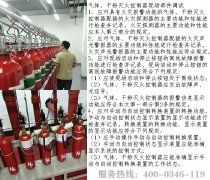 气体灭火安装公司的气体灭火现试规? width=